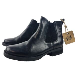 Born Brenta II Boot Black Leather Pull On Chelsea Comfort Boots